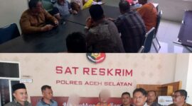 Satreskrim Polres Aceh Selatan Lakukan Restorative Justice Kasus Penelantaran Rumahtangga dan Anak.