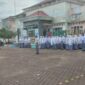 Jadi Pembina Upacara Bendera Hari Senin di SMAN Kapolsek Pasieraja sampaikan Pesan Kamtibmas.