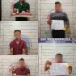 Perangi peredaran Narkotika,Satres Narkoba Polres Aceh Selatan amankan Lima pelaku penyalahgunaan Narkoba.