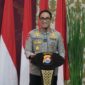Kapolda Banten Irjen Pol Suyudi Ario Seto saat menyampaikan Commander Wish. (Foto: Dok. Bidhumas Polda Banten)