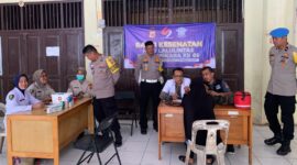 Satlantas Polres Aceh Selatan Gelar Bakti Kesehatan Gratis untuk Pengemudi dan penumpang, Sambut HUT Lalu Lintas Bhayangkara 69.