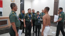 Mayor Jenderal TNI Niko Fahrizal, M.Tr. (Han), memimpin langsung Sidang Pantukhir Calon Bintara Prajurit Karier (PK) TNI AD Reguler Tahun Anggaran 2024