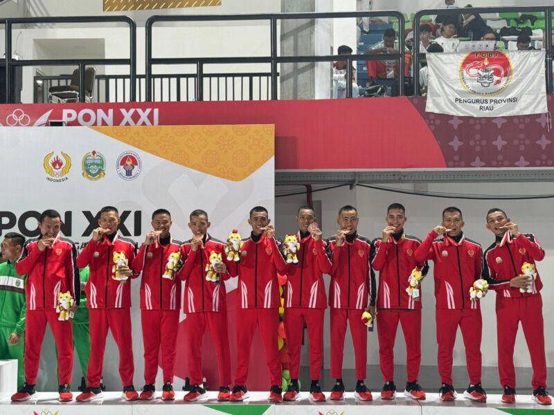 prajurit TNI dari Yonif 112/DJ berhasil mengharumkan nama satuannya dengan meraih medali perunggu pada cabang olahraga barongsai. Kamis (5/09/24)