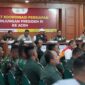 Mayor Jenderal TNI Niko Fahrizal, M.Tr(Han)., menghadiri Rapat Koordinasi Wilayah (Rakorwil) untuk mempersiapkan kunjungan Presiden Republik Indonesia, Ir. H. Joko Widodo, ke Provinsi Aceh. 