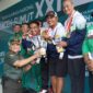 Upacara Penghormatan bagi para pemenang, yang kemudian dilanjutkan dengan pengalungan medali serta penyerahan maskot PON XXI Aceh-Sumut oleh Pangdam IM dan Ketua Umum PB Perbakin.Senin (16/09/24) sore.