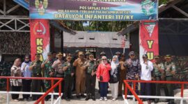 kunjungannya, Pangdam IM beserta rombongan mengunjungi Pos Satuan Tugas Pengamanan  di Pulau Terluar, yang dijaga oleh Prajurit Yonif 117/Ksatria Yudha. Pangdam IM meninjau langsung kondisi prajurit Senin (23/09/24)