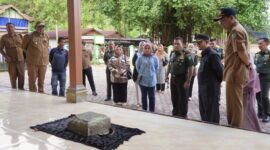 Pangdam IM juga berkesempatan melihat sisa-sisa batu 