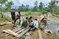 Kegiatan karya bakti ini merupakan kelanjutan dari program Pangdam IM Bantu Perbaiki Jembatan Rusak yang sudah berjalan di Provinsi Aceh. Atas instruksi langsung dari Pangdam IM, Komandan Korem 011/Lilawangsa 