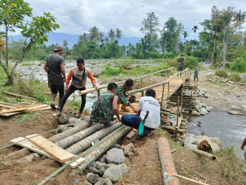 Kegiatan karya bakti ini merupakan kelanjutan dari program Pangdam IM Bantu Perbaiki Jembatan Rusak yang sudah berjalan di Provinsi Aceh. Atas instruksi langsung dari Pangdam IM, Komandan Korem 011/Lilawangsa 