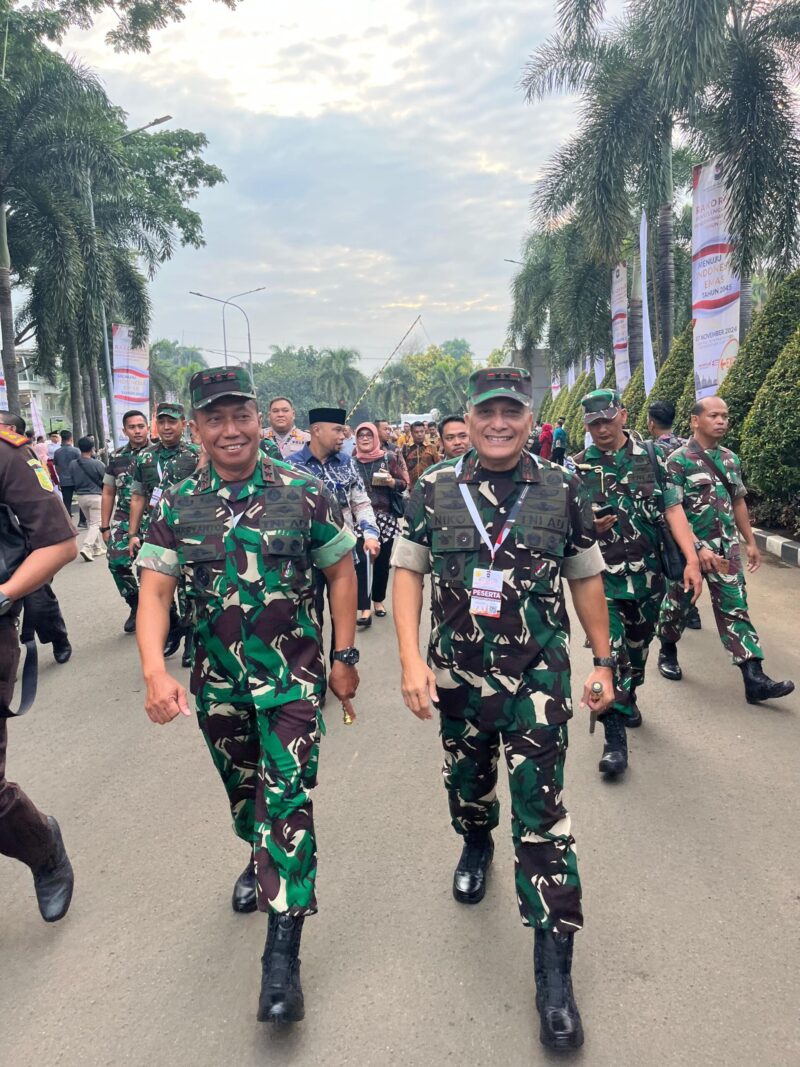 Mayor Jenderal TNI Niko Fahrizal, M.Tr. (Han), menghadiri Rapat Koordinasi Nasional (Rakornas) Penyelenggaraan Pemerintahan Daerah (Garpemda) Tahun 2024 