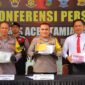 Polres Aceh Tamiang Berhasil Amankan Narkotika Jenis Kokain Seberat Dua Kilogram