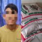 Pria bawa kabur Beras di Labuhanhaji Barat di amankan Sat Reskrim Polres Aceh Selatan.