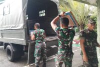  Kodam Iskandar Muda (Kodam IM) kembali menunjukkan komitmennya melalui program pemasangan keramik tahap II di Dayah Mu'arifful Fatah, Desa Baroh Bugeng, Kecamatan Nurussalam, Kabupaten Aceh Timur.pada Rabu (29/1/25).