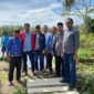 Muhammad Yusuf Kreh Kroh di damping Wakil Ketua I DPRK Pidie Jaya, Kevin Fahlevi Hasan, MM, bersama Wakil Ketua II Rusydi Abdullah, SE, dan Kabid Pengairan Dinas PUPR Pidie Jaya, Amir Hamzah Isa, ST, MT ,pastikan kondisi Waduk, di Trienggadeng,(17-1-2025) foto .ist