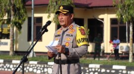 Kapolres Aceh Besar Pimpin Apel Gelar Pasukan Ops Keselamatan Seulawah Tahun 2025