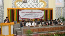 Irwansyah Pimpin Rapat Paripurna, Pelantikan Walikota Banda Aceh