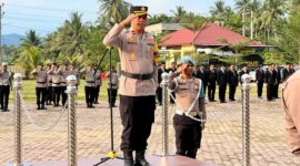 Polres Pidie Jaya menggelar Upacara Hari Kesadaran Nasional di Lapangan Apel Polres Pidie Jaya , Senin, 17 Februari 2025.foto.Ist