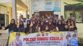 Polsek Trienggadeng Polres Pidie Jaya menggelar Sosialisasi Bahaya Narkoba bagi para siswa SMP Negeri 1 Trienggadeng  Rabu (19/2/2025),