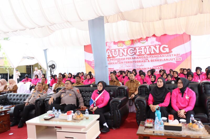 Polres Aceh Besar Launching Program Penguatan Pekarangan Pangan Lestari untuk Dukung Ketahanan Pangan Dan Makan Bergizi Gratis