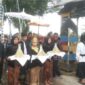 Warga Sobang Pandeglang memgikuti ritual adat Mapag Sri yang digelar jelang masa panen. (Foto : TLii/Ikhsan Sururi)