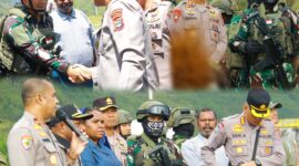 Letkol Inf Fiska Bagus Tri Sunaryanto, mendampingi Kapolda Papua Tengah Brigjen Pol Alfred Papare, S.I.K., beserta rombongan dalam kunjungan ke lokasi  Kabupaten Puncak Jaya, Kamis (6/2/2025). 