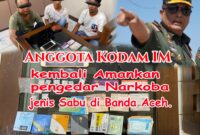 Anggota Intelijen Kodam Iskandar Muda berhasil menangkap tiga orang terduga pelaku peredaran narkoba jenis sabu-sabu di Desa Deah Raya, Kecamatan Syiah Kuala, Kota Banda Aceh,dengan berat total 2,5 gram. pada Kamis dini hari (6/2/25).