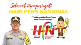 KOMBES POL. FAHMI IRWAN RAMLI, S.H., S.I.K., M.Si., mengucapkan selamat Hari Pers Nasional (HPN) 2025 kepada seluruh insan pers, khususnya yang bertugas di Banda Aceh dan Provinsi Aceh 