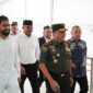 Mayor Jenderal TNI Niko Fahrizal, M.Tr. (Han), mengantar keberangkatan Menteri Dalam Negeri Menteri Ekonomi Kreatif di Bandara Internasional Sultan Iskandar Muda (SIM), Aceh Besar, Rabu (12/2/2025).