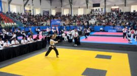Sertu Heru Saputra, atlet taekwondo asal Aceh yang bertugas di Batalyon Kavaleri 11/Macan Setia Cakti (Yonkav 11/MSC), berhasil meraih medali emas pada Kejuaraan Kasal Cup 2 International Taekwondo Open Championship 2025 