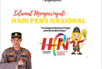 Kapolsek Krueng Raya  Iptu Rolly Yuiza Away, S.H., mengucapkan selamat Hari Pers Nasional (HPN) 2025