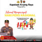 Kapolsek Krueng Raya  Iptu Rolly Yuiza Away, S.H., mengucapkan selamat Hari Pers Nasional (HPN) 2025