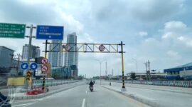 membuka Underpass Manhattan, proyek infrastruktur terbaru yang diharapkan dapat mengatasi kemacetan di kawasan perkotaan. 