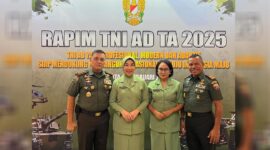 Mayor Jenderal TNI Niko Fahrizal, M.Tr. (Han), menghadiri Rapat Pimpinan (Rapim) TNI AD 2025 yang dipimpin oleh Kepala Staf Angkatan Darat (KSAD) Jenderal TNI Maruli Simanjuntak, M.Sc., di Balai Kartini, Jakarta,  Senin (3/2/2025)