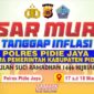 Polres Pidie Jaya bersama Pemerintah Kabupaten (Pemkab) Pidie Jaya akan menggelar Pasar Murah pada 17-18 Maret 2025. Acara ini akan berlangsung di halaman Polres Pidie Jaya mulai pukul 09.00 WIB hingga selesai.