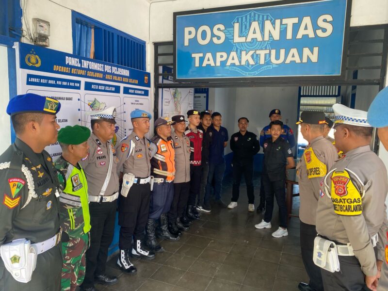Kunjungi Posyan Ops Ketupat Seulawah 2025, Wakapolres Aceh Selatan cek kesiap Siagaan Personil.