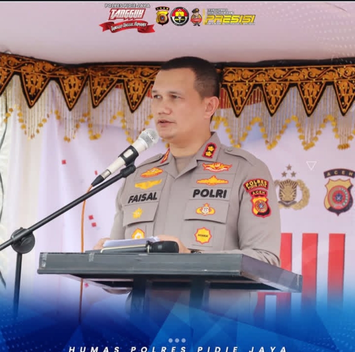 , Polres Pidie Jaya bersama polsek jajaran menghadirkan layanan penitipan kendaraan gratis selama libur Idul Fitri 1446 H.