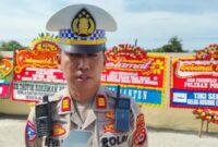 Kasatlantas Polresta Serang AKP Bevan Raga Utama. (Foto : TLii/Heru)