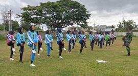 Tim Seleksi TNI - Polri Sedang Laksanakan Uji Kesamaptaan dan PBB Calon Paskibraka, Senin (28/4/2025) di Lapangan Trienggadeng.