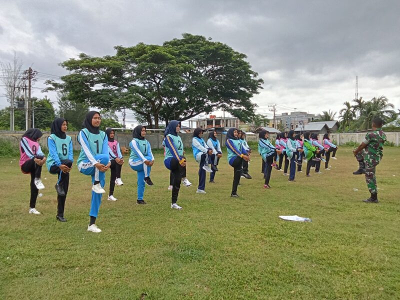 Tim Seleksi TNI - Polri Sedang Laksanakan Uji Kesamaptaan dan PBB Calon Paskibraka, Senin (28/4/2025) di Lapangan Trienggadeng.
