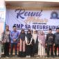 Wakil Bupati Pidie Jaya Hasan Basri ST MM Hadiri Reuni Akbar Lintas Angkatan Ikatan Alumni SMP Negeri 1 Meureudu. Sabtu (5/4/2025). Foto.Ist