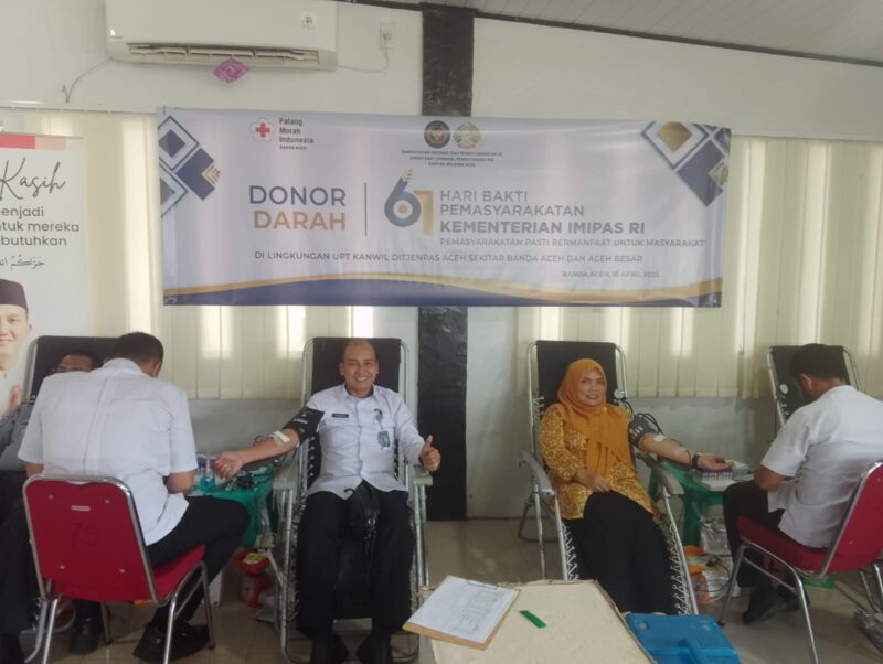 Aksi Sosial Warnai Hari Bakti Pemasyarakatan ke-61 di Aceh