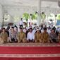 Bupati Pidie Jaya  Membuka Bimbingan Manasik Haji, Calon Jamaah Haji Tahun 1446 Hijriyah/2025 Masehi di Mesjid Almunawarah Simpang Empat Meurah Dua pada Senin (21/4) Foto.Ist