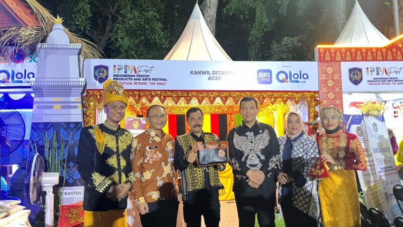 Stand Kanwil Ditjenpas Aceh Pukau Pengunjung IPPAFest 2025, Karya Warga Binaan Curi Perhatian