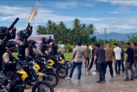Polres Pidie Jaya melaksanakan latihan Sistem Pengamanan Kota (Sispamkota) pada Rabu pagi, 30 April 2025,  di Lapangan Apel Mapolres Pidie Jaya.