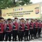 Apel pergeseran pasukan di Mercusuar Anyer pada Selasa 1 April 2025. (Foto: Dok Humas Polda Banten)