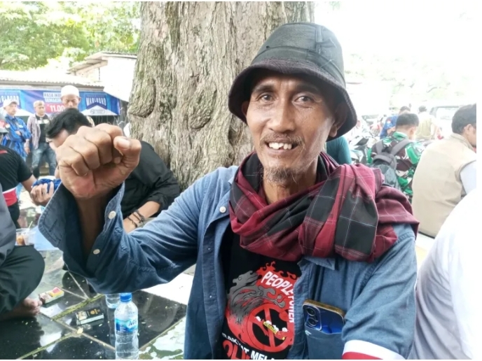 Aktivis nelayan Kholid Miqdar. (TLii/Heru)