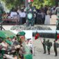  Brigadir Jenderal TNI Ayi Supriatna, S.I.P., M.M., mewakili Pangdam Iskandar Muda Mayor Jenderal TNI Niko Fahrizal, M.Tr. (Han), bertindak selaku Inspektur Upacara pada kegiatan penutupan pendidikan sekaligus tradisi pembaretan Yudhawastu Kamis (22/5/2025).