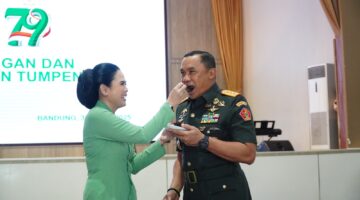 KODIKLATAD Meriahkan HUT Persit KE-79 Semangat Solidaritas Dan Kebersamaan Terpancar