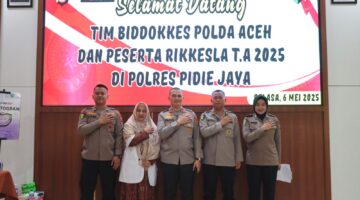 Kondisi Prima, Pelayanan Maksimal: Polres Pidie Jaya Gelar Pemeriksaan Kesehatan Berkala