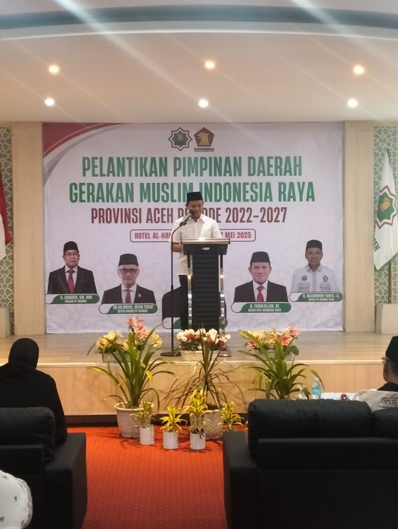 Gemira Aceh Dilantik. Wakil Gubernur Soroti Beberapa Potensi Aceh